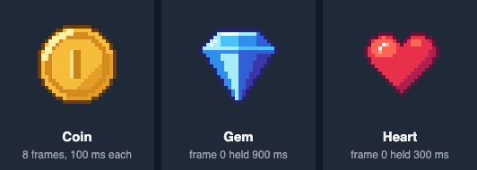 The coin spinning, the gem shining with a sparkle, and the heart beating, side by side