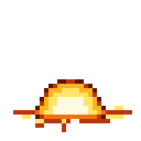 Animated pixel-art ground slam sprite from SpritePilot's free Combat pack