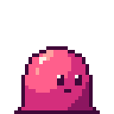 Animated pixel-art slime sprite from SpritePilot's free Creatures pack