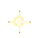 Animated pixel-art explosion sprite from SpritePilot's free Effects pack