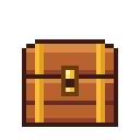 Animated pixel-art treasure chest sprite from SpritePilot's free Pickups pack