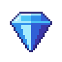 Animated pixel-art gem sprite from SpritePilot's free Pickups pack
