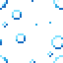 Animated pixel-art bubbles tile from SpritePilot's free Weather & Ambient pack