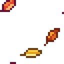 Animated pixel-art falling leaves tile from SpritePilot's free Weather & Ambient pack