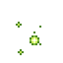 Animated pixel-art fireflies sprite from SpritePilot's free Weather & Ambient pack